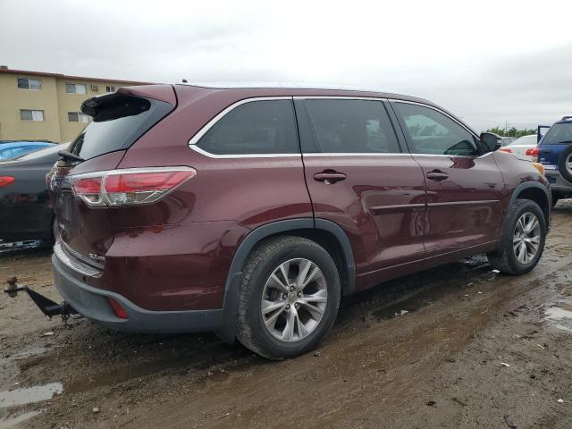 Obraz 3 z 2015 TOYOTA HIGHLANDER XLE 2015 z VIN 5TDJKRFH5FS211796