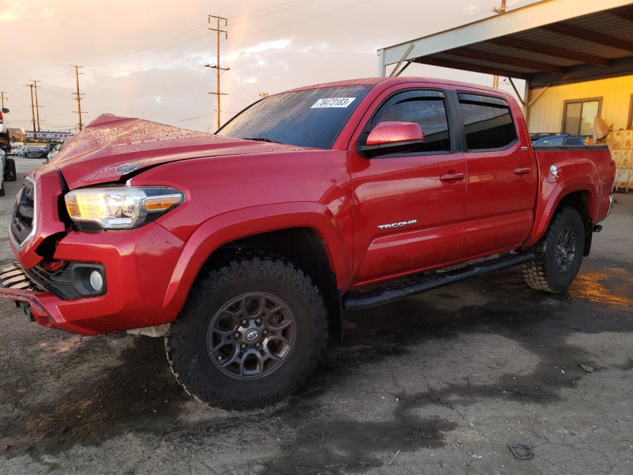 Image 1 of 2018 TOYOTA TACOMA DOUBLE CAB 2018 with VIN 3TMAZ5CN2JM053974