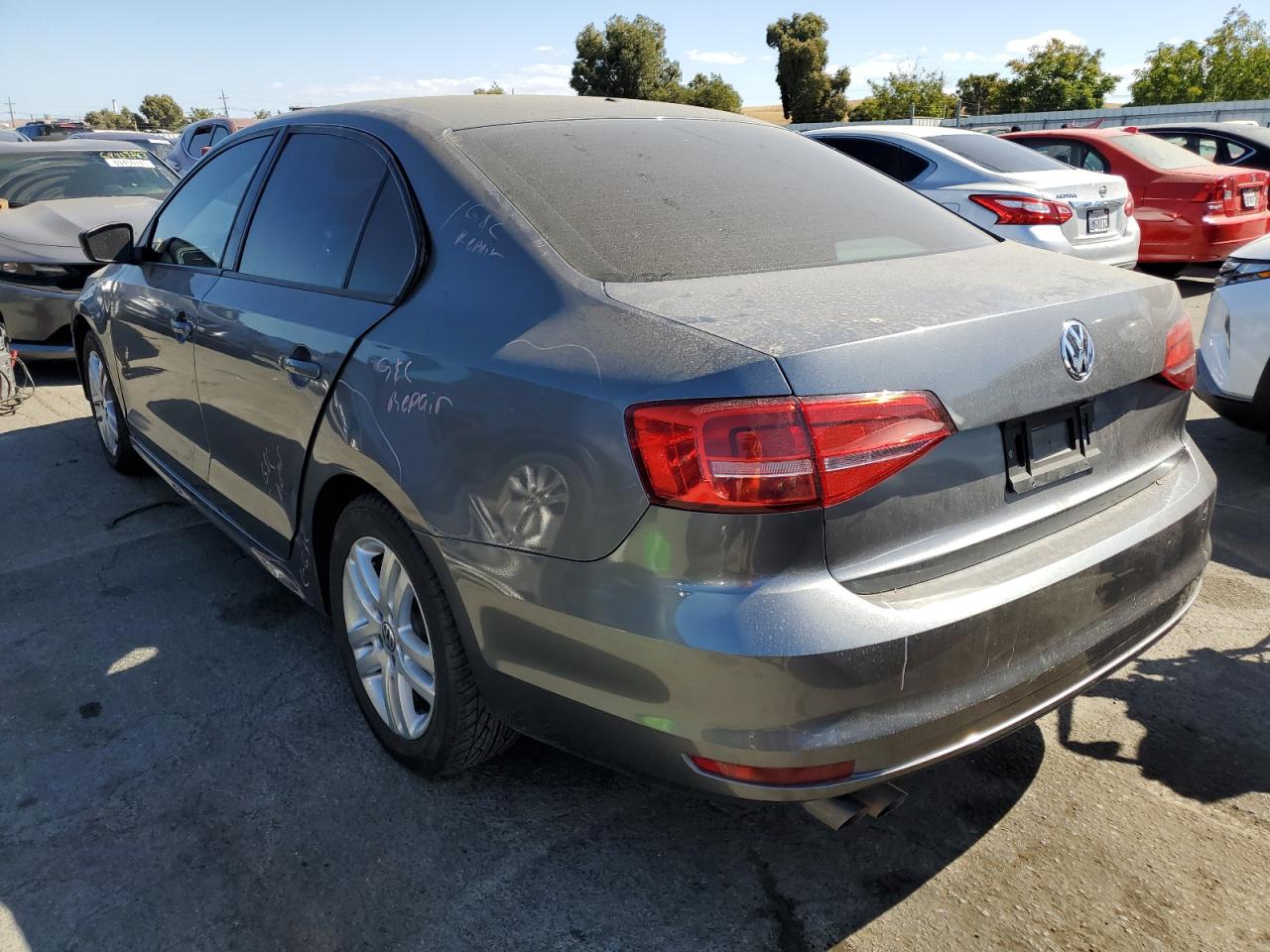 Image 2 of 2015 VOLKSWAGEN JETTA BASE 2015 with VIN 3VW2K7AJ0FM201600