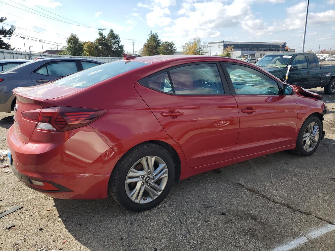 Image 3 of 2019 HYUNDAI ELANTRA SEL 2019 with VIN KMHD84LF8KU770519
