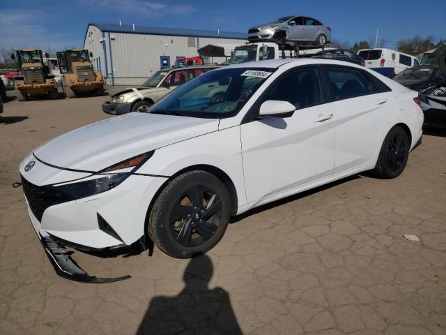 Image 1 of 2021 HYUNDAI ELANTRA BLUE 2021 with VIN KMHLM4AJ3MU004201