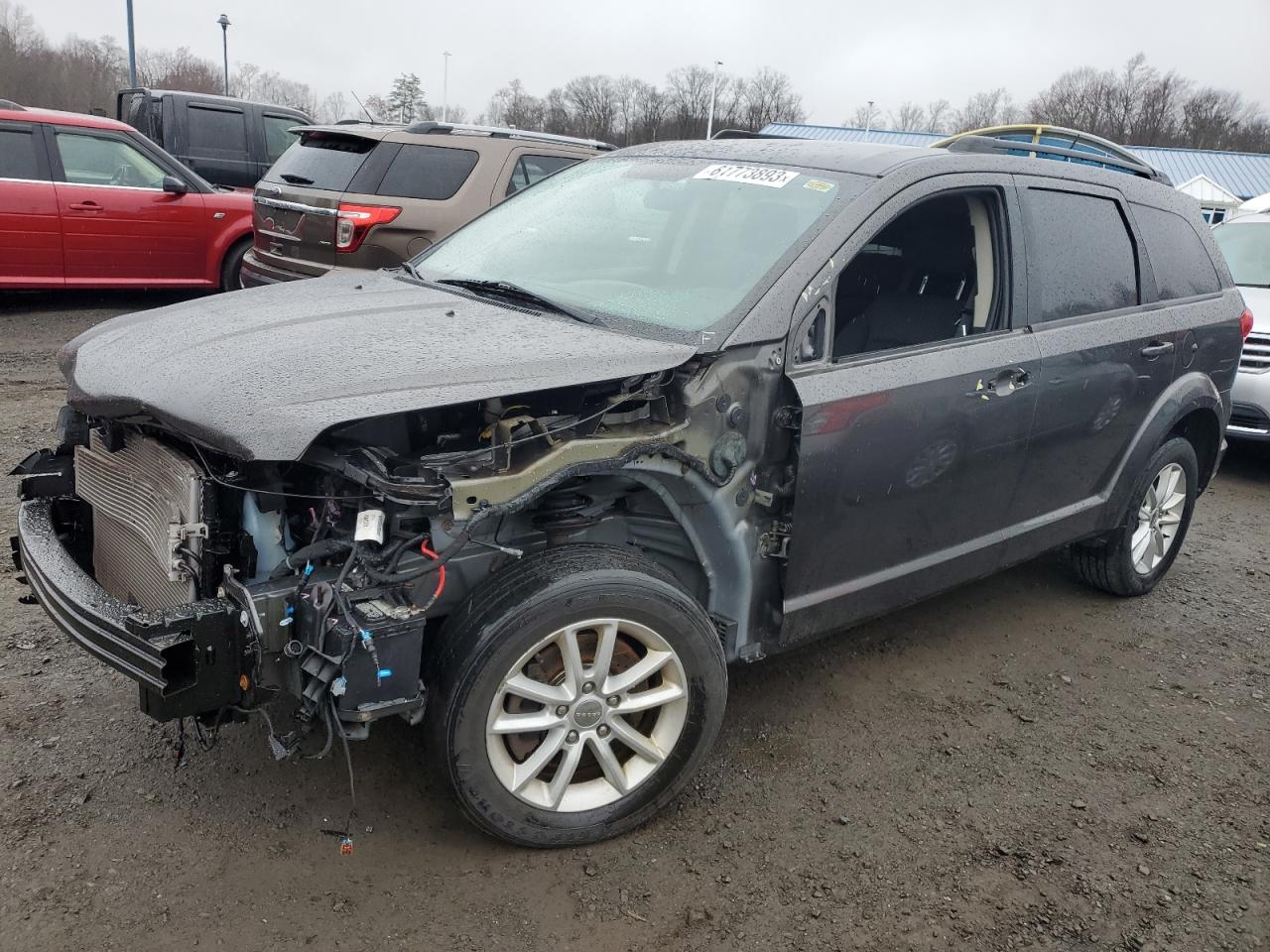 Image 1 of 2017 DODGE JOURNEY SXT 2017 with VIN 3C4PDDBGXHT523738