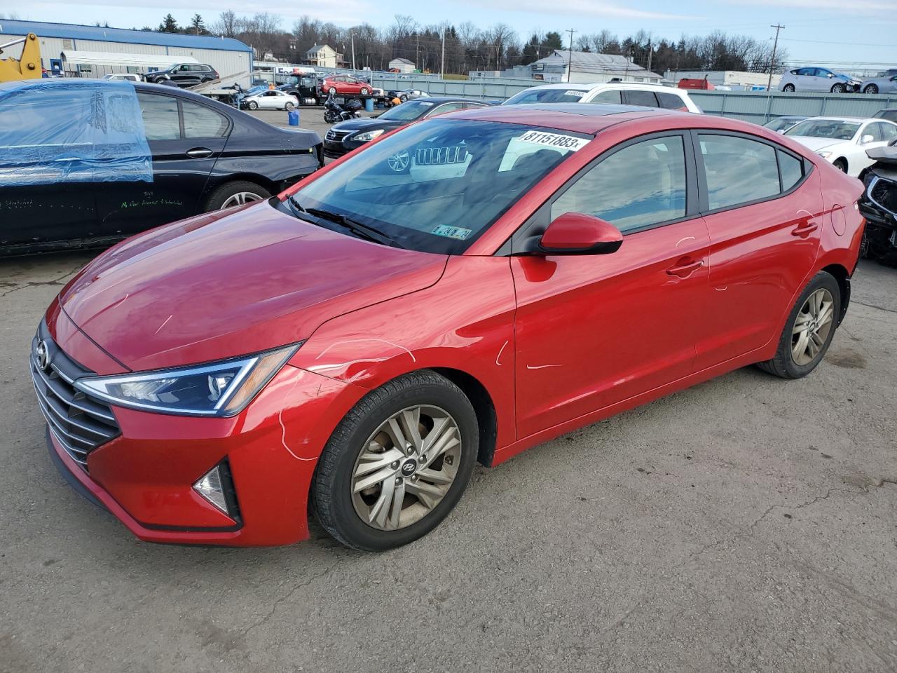 Изображение 1 2020 HYUNDAI ELANTRA SEL 2020 с VIN 5NPD84LF4LH619113