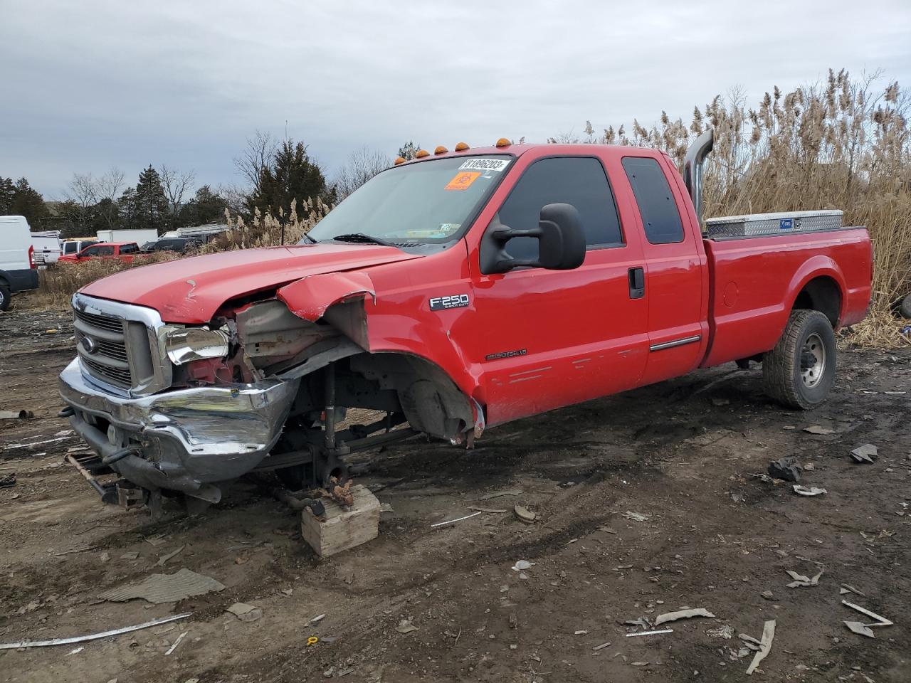 Image 1 of 2002 FORD F250 SUPER DUTY 2002 with VIN 1FTNX21F22EB85321