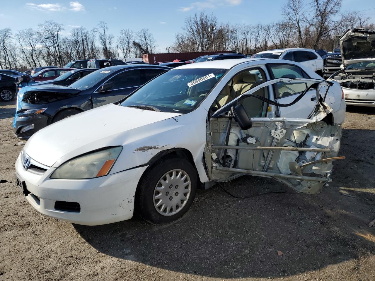 Image 1 of 2007 HONDA ACCORD VALUE 2007 with VIN 1HGCM56197A074599