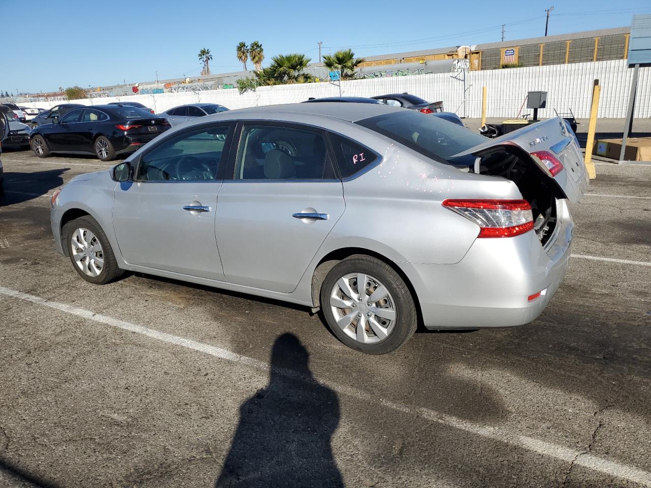 Image 2 of 2015 NISSAN SENTRA S 2015 with VIN 3N1AB7AP5FY371921