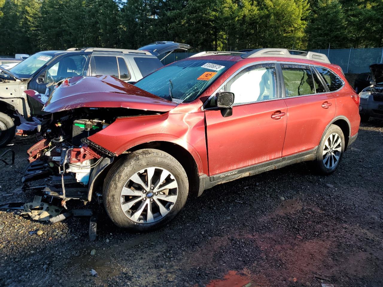 Image 1 of 2016 SUBARU OUTBACK 2.5I LIMITED 2016 with VIN 4S4BSBLC3G3290372