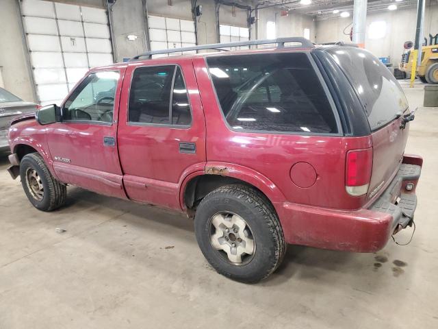Image 2 of 2002 CHEVROLET BLAZER  2002 with VIN 1GNDT13W42K203163