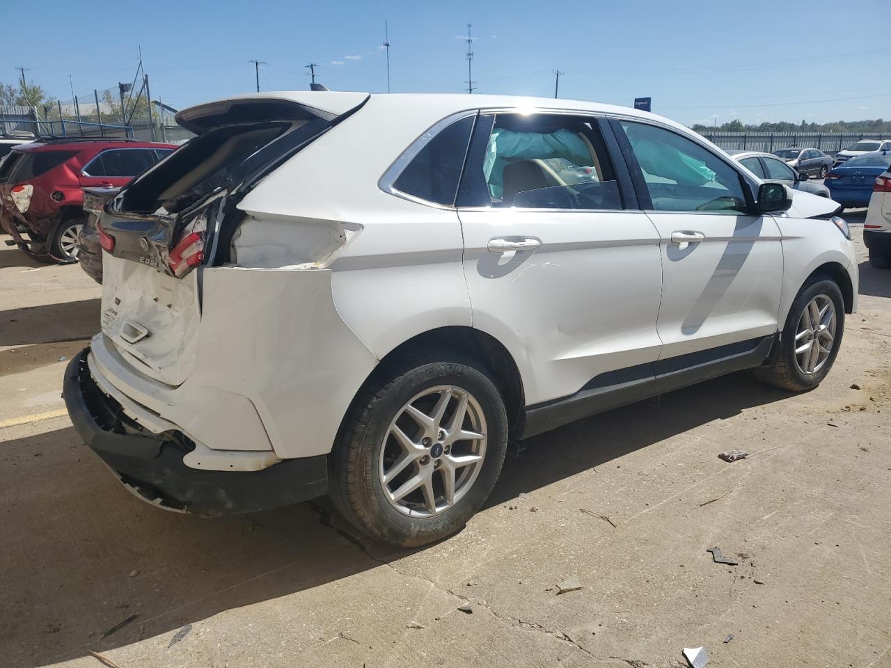 Image 3 of 2021 FORD EDGE SEL 2021 with VIN 2FMPK3J97MBA47064