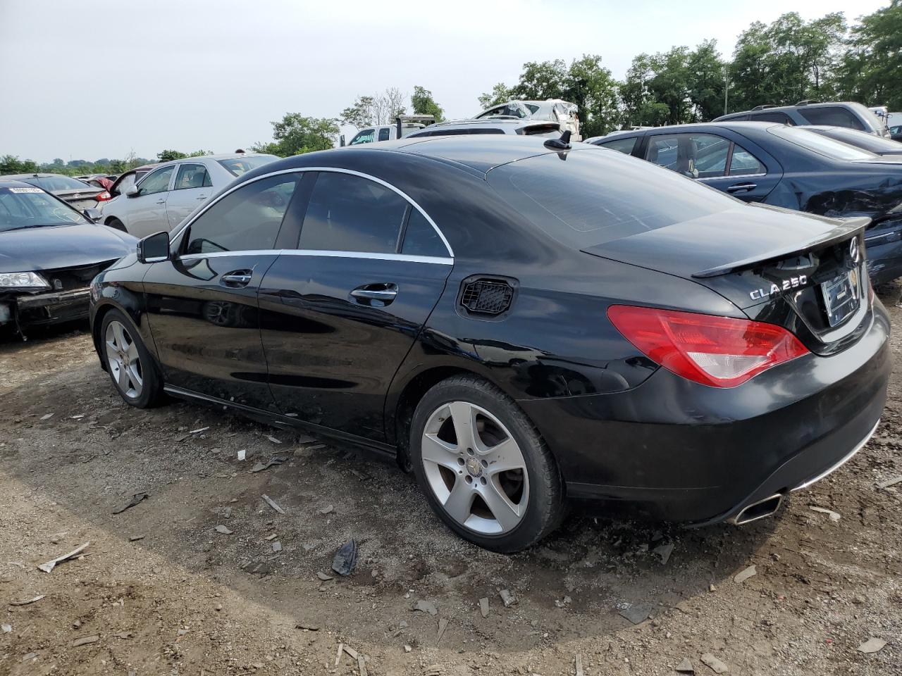 Image 2 of 2015 MERCEDES-BENZ CLA 250 2015 with VIN WDDSJ4EB2FN275863