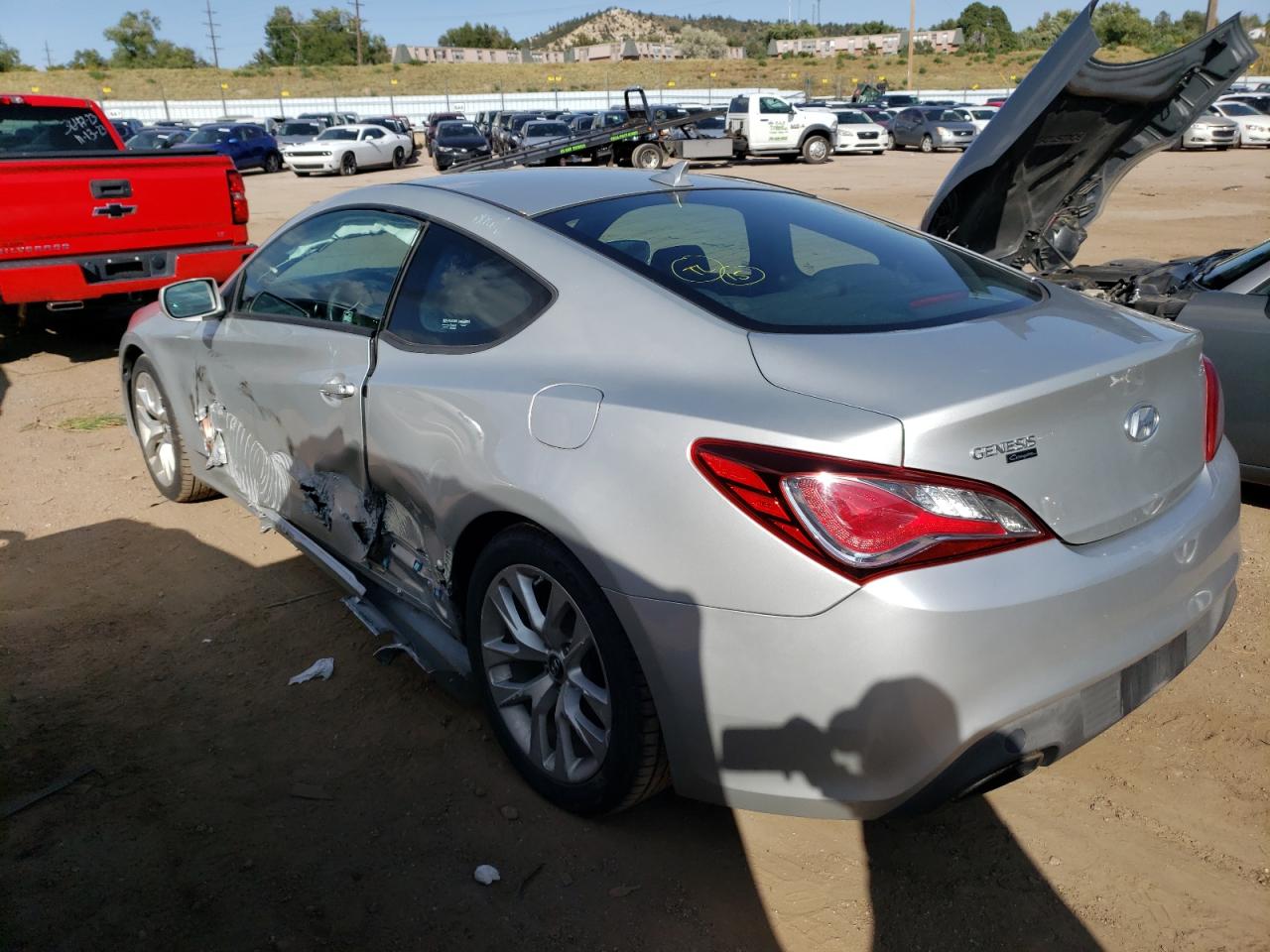 Image 2 of 2013 HYUNDAI GENESIS COUPE 2.0T 2013 with VIN KMHHT6KD1DU110384