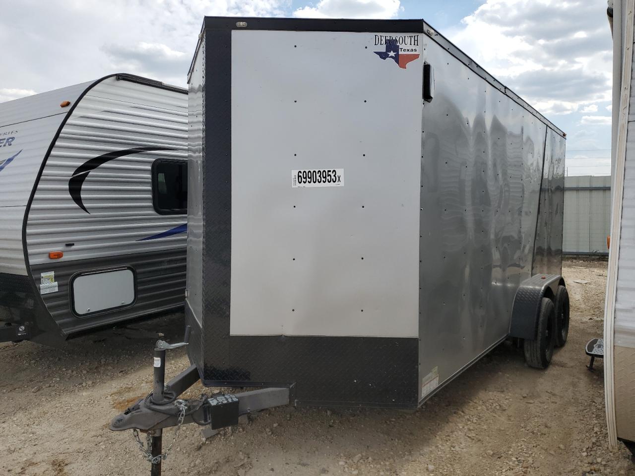Obraz 2 z 2022 DEEP SOUTH TEXAS 16' ENCLOSED TRLR 2022 z VIN 7JKBE162XNH005935