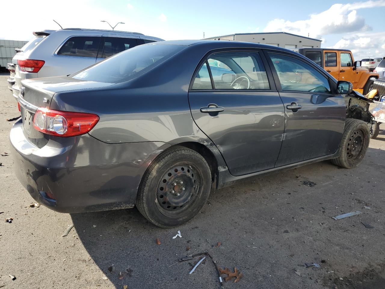 Image 3 of 2012 TOYOTA COROLLA BASE 2012 with VIN 2T1BU4EE9CC899721