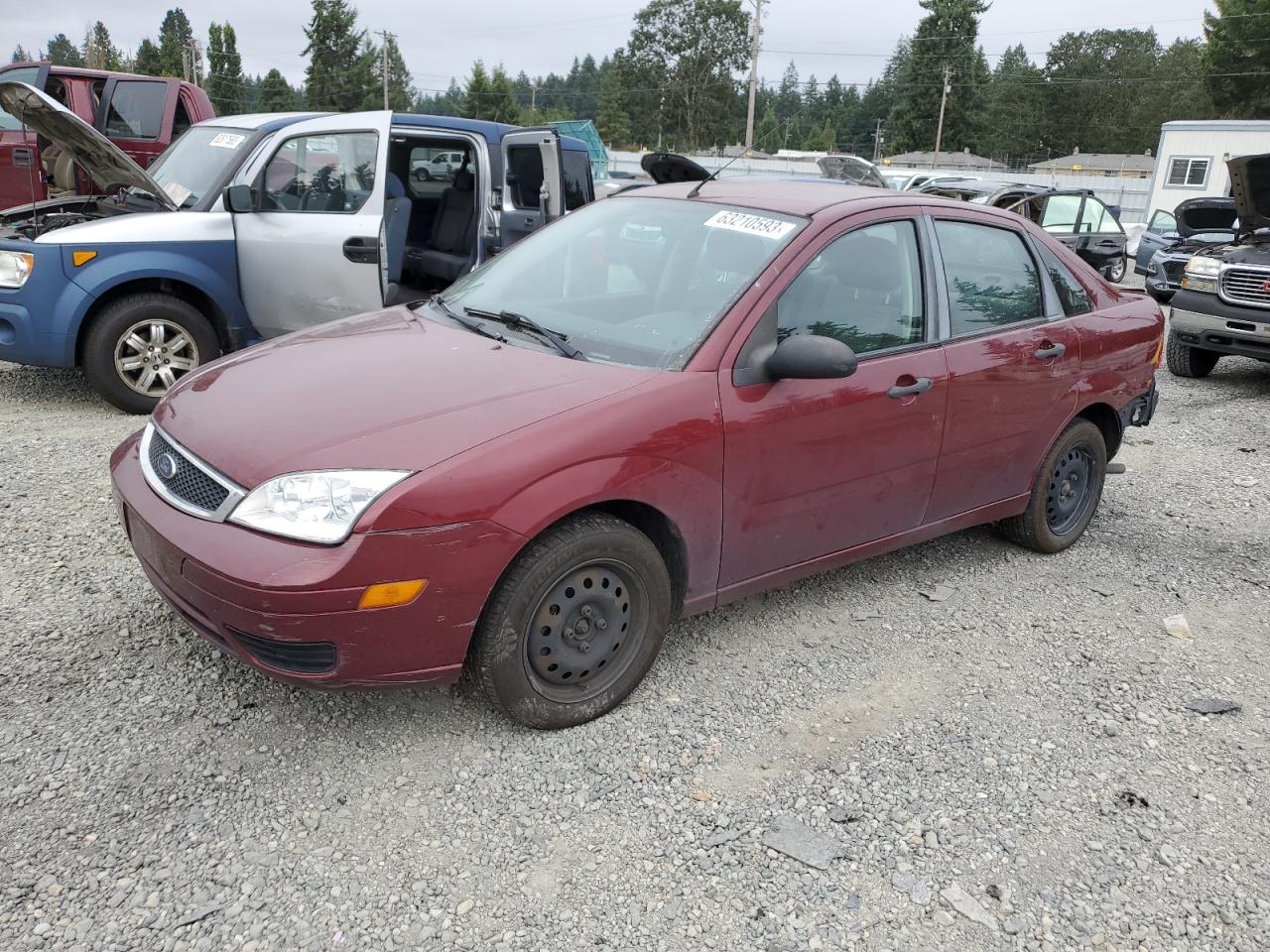 Изображение 1 2007 FORD FOCUS ZX4 2007 с VIN 1FAHP34N87W242201