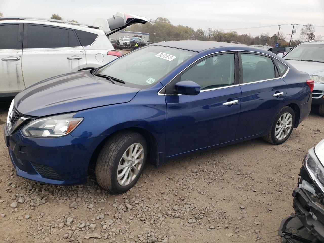 Image 1 of 2019 NISSAN SENTRA S 2019 with VIN 3N1AB7AP9KY330458