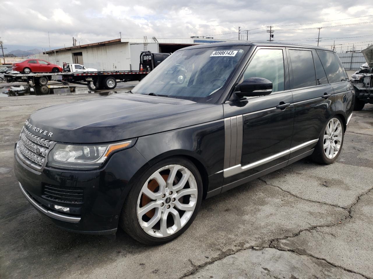 Image 1 of 2013 LAND ROVER RANGE ROVER HSE 2013 with VIN SALGS2DF9DA106703