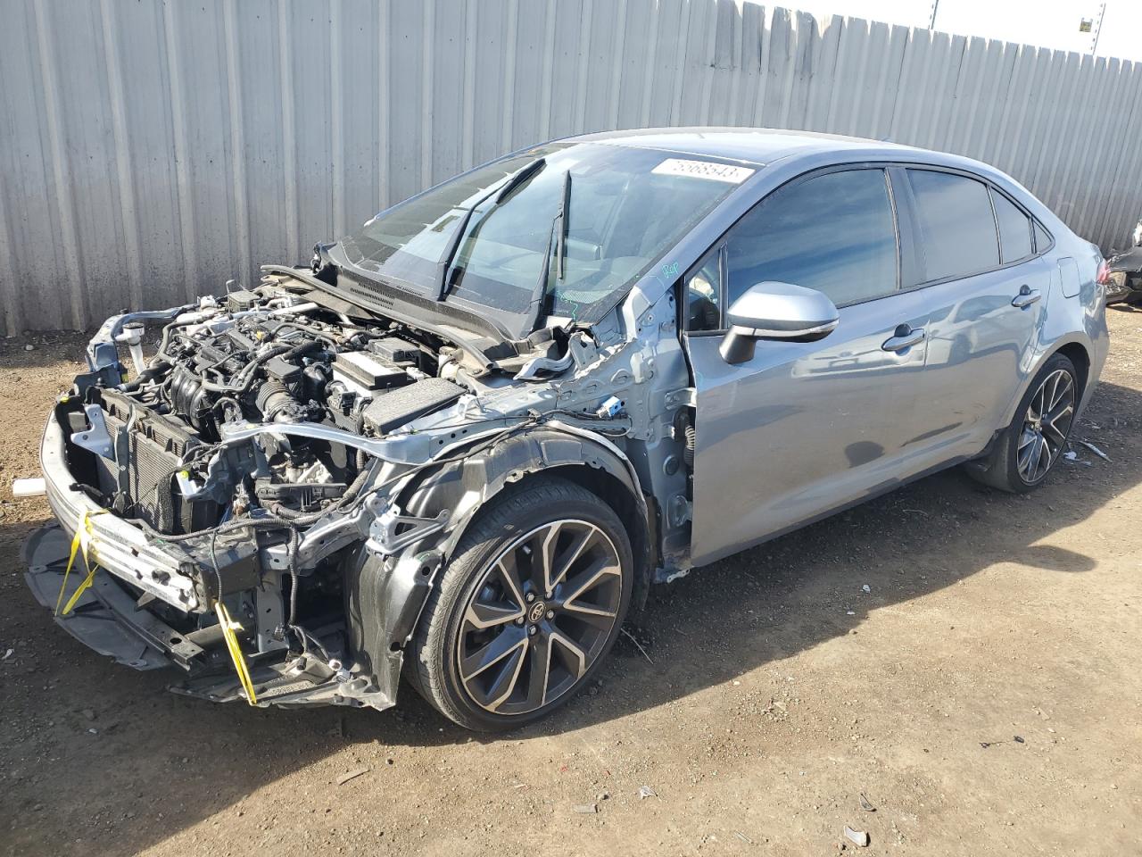 Image 1 of 2021 TOYOTA COROLLA SE 2021 with VIN JTDS4MCE4MJ076428
