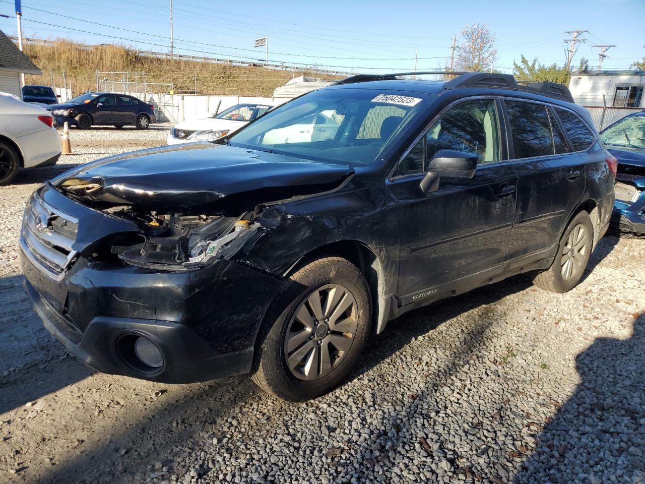 Image 1 of 2016 SUBARU OUTBACK 2.5I PREMIUM 2016 with VIN 4S4BSADC5G3350595