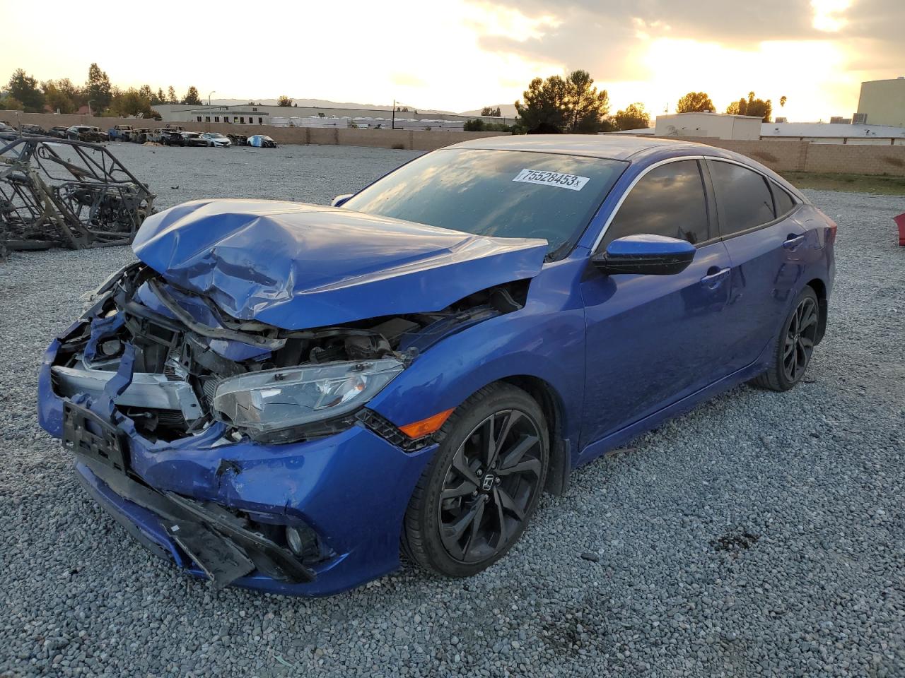Image 1 of 2021 HONDA CIVIC SPORT 2021 with VIN 2HGFC2F88MH554240