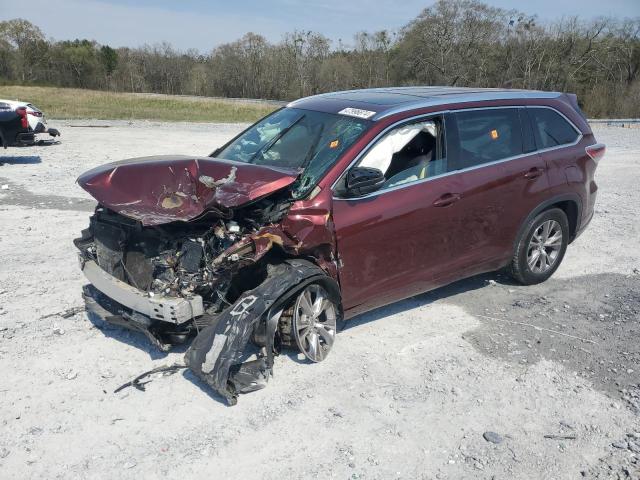 Image 1 of 2014 TOYOTA HIGHLANDER XLE 2014 with VIN 5TDKKRFH8ES024510