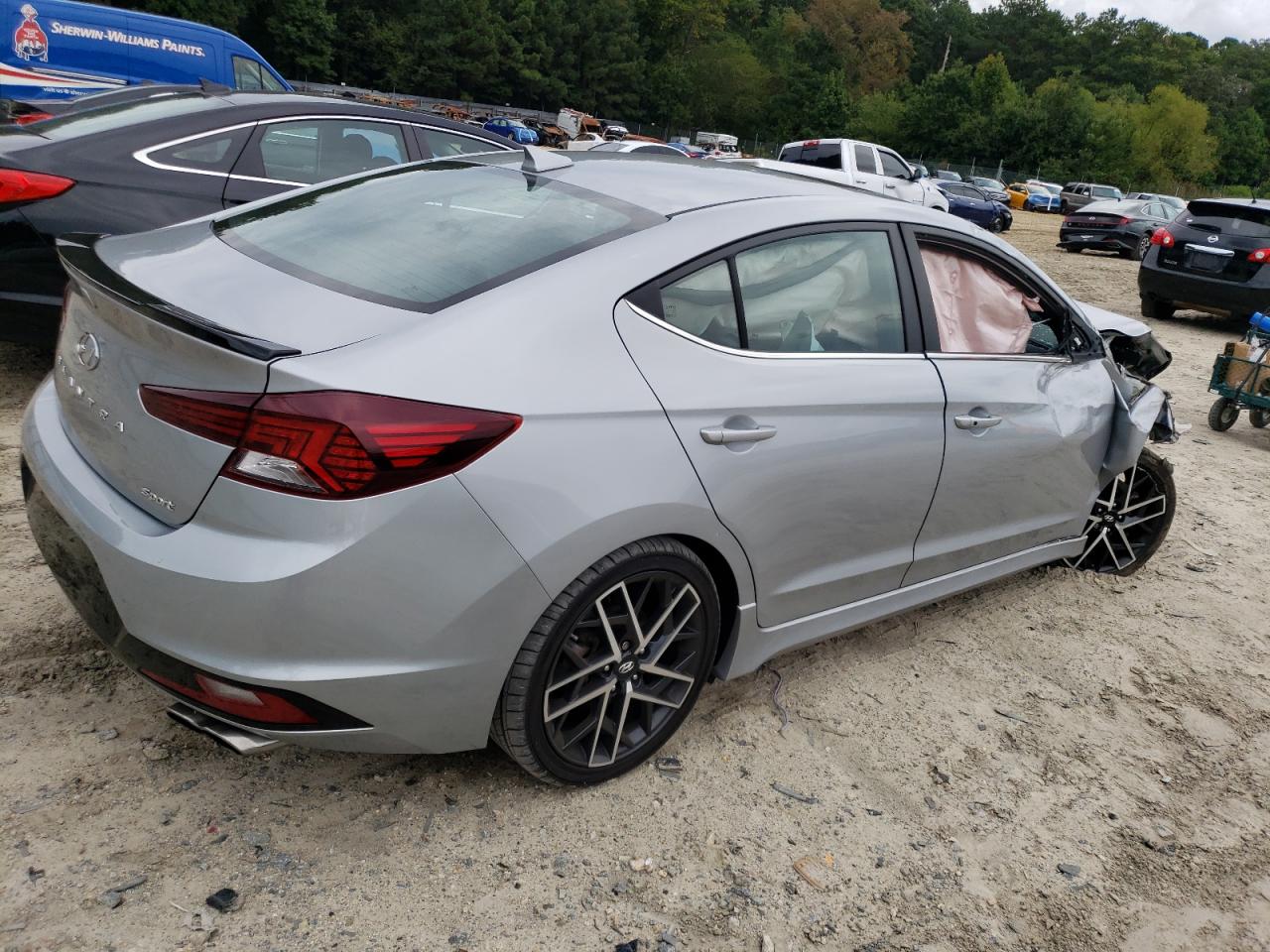 Изображение 3 2020 HYUNDAI ELANTRA SPORT 2020 с VIN KMHD04LB4LU017379