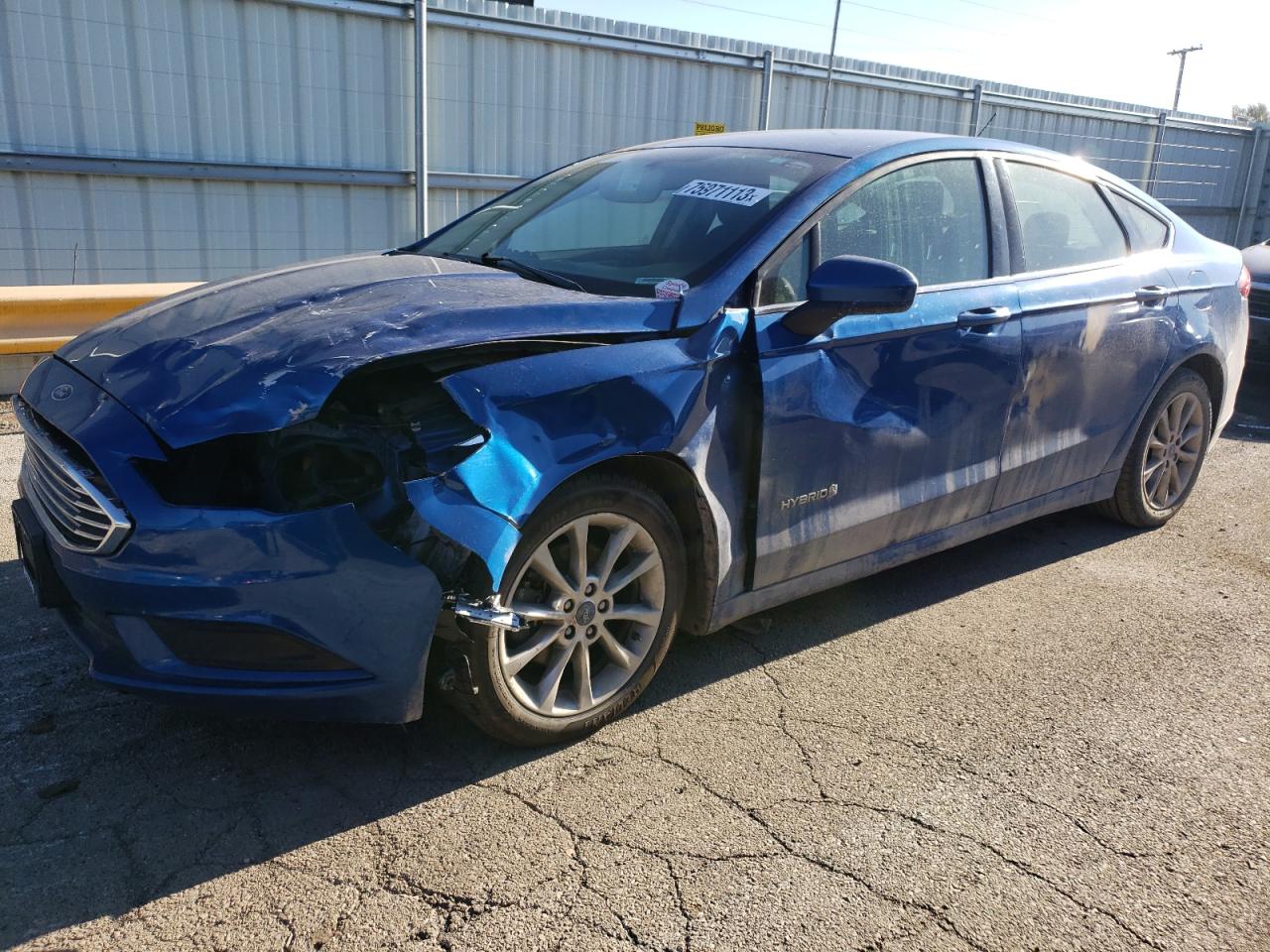 Изображение 1 2017 FORD FUSION SE HYBRID 2017 с VIN 3FA6P0LU2HR355127