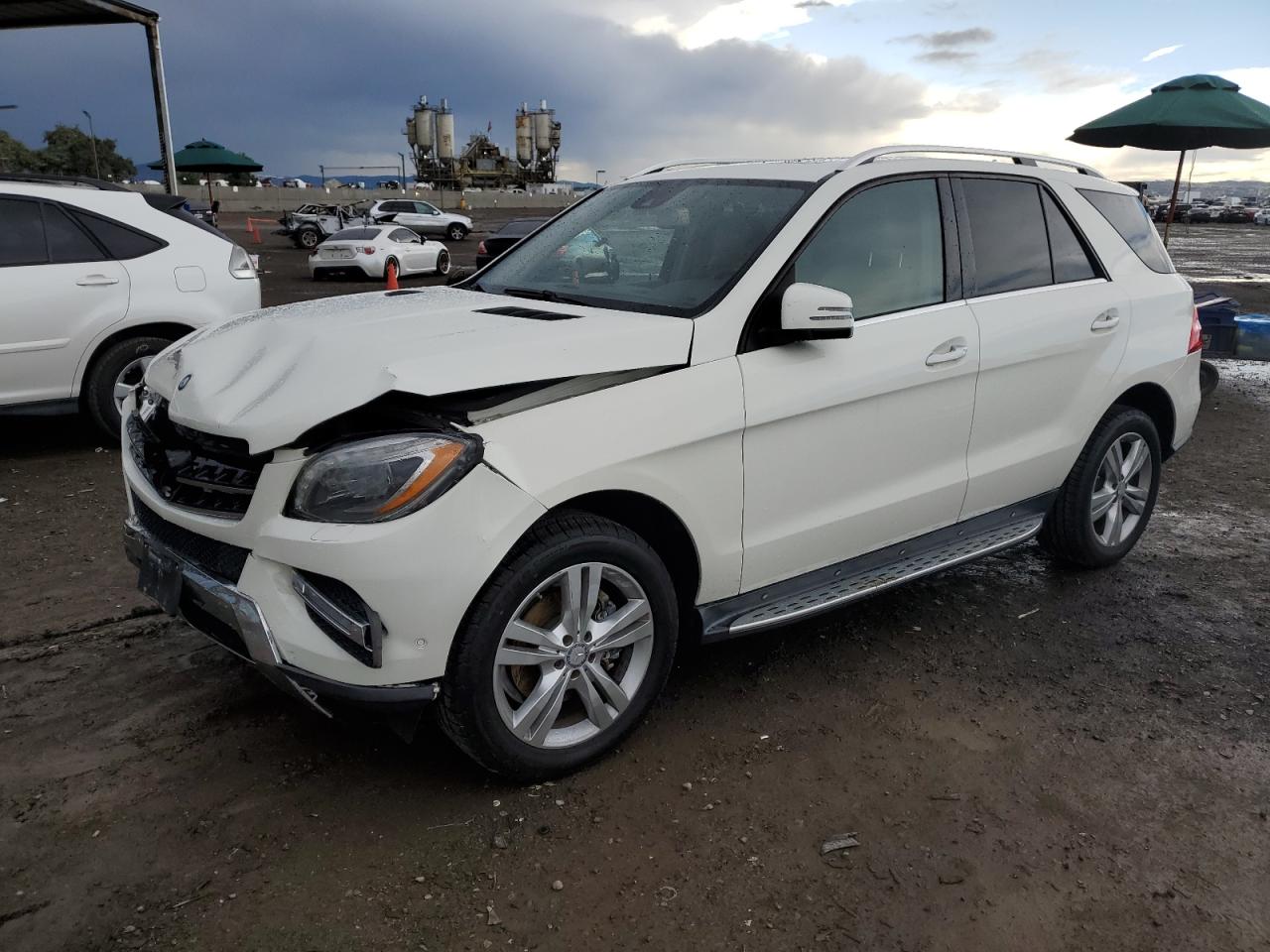 Image 1 of 2013 MERCEDES-BENZ ML 350 4MATIC 2013 with VIN 4JGDA5HB9DA209492