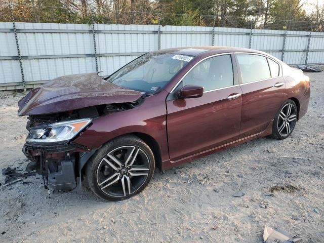 Image 1 of 2016 HONDA ACCORD SPORT 2016 with VIN 1HGCR2F58GA077495
