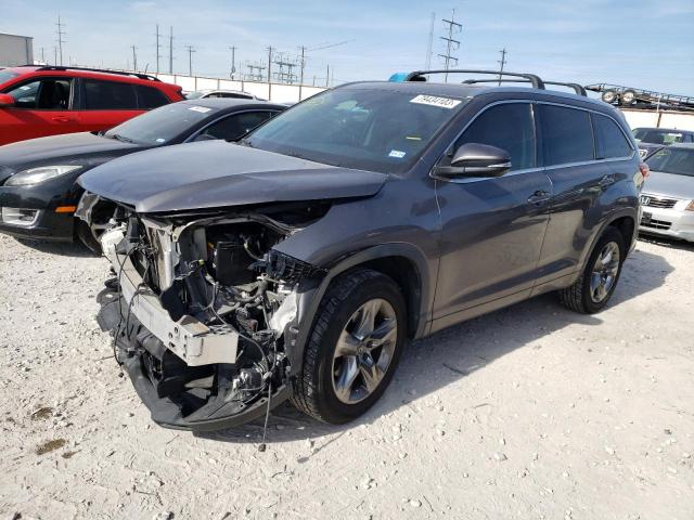 Image 1 of 2018 TOYOTA HIGHLANDER LIMITED 2018 with VIN 5TDYZRFH3JS266475
