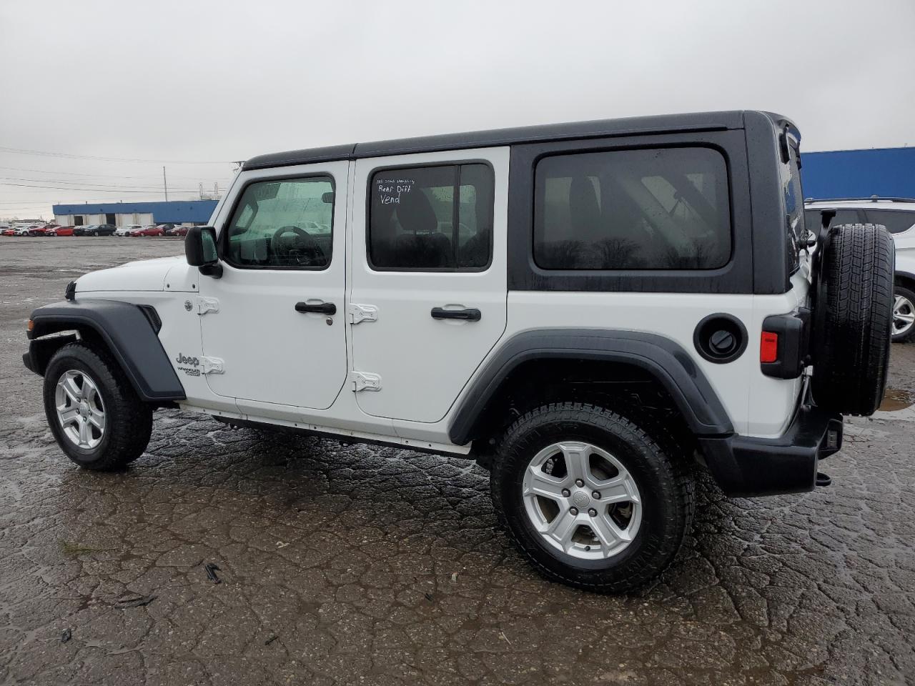 Image 2 of 2021 JEEP WRANGLER UNLIMITED SPORT 2021 with VIN 1C4HJXDN2MW527751
