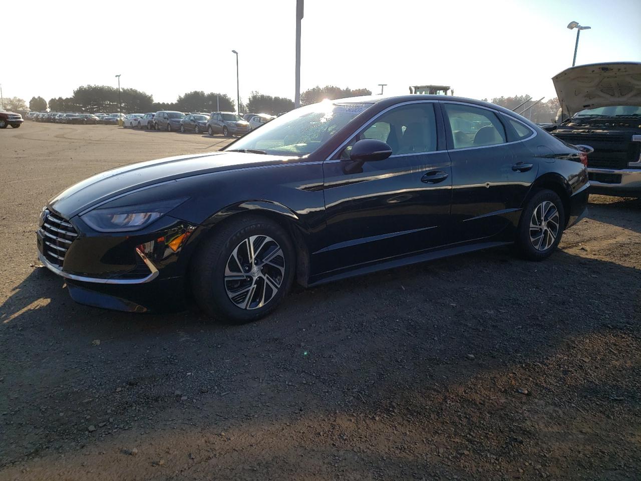 Изображение 1 2021 HYUNDAI SONATA HYBRID 2021 с VIN KMHL24JJ1MA036376
