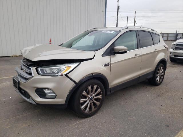 Image 1 of 2017 FORD ESCAPE TITANIUM 2017 with VIN 1FMCU9J98HUB58024