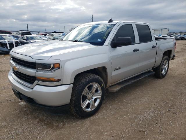 Image 1 of 2018 CHEVROLET SILVERADO K1500 CUSTOM 2018 with VIN 3GCUKPEC6JG341584