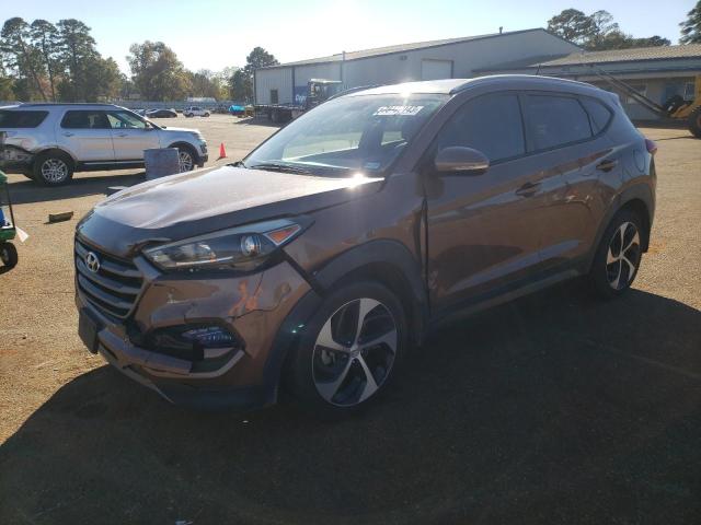 Image 1 of 2016 HYUNDAI TUCSON LIMITED 2016 with VIN KM8J33A24GU210287