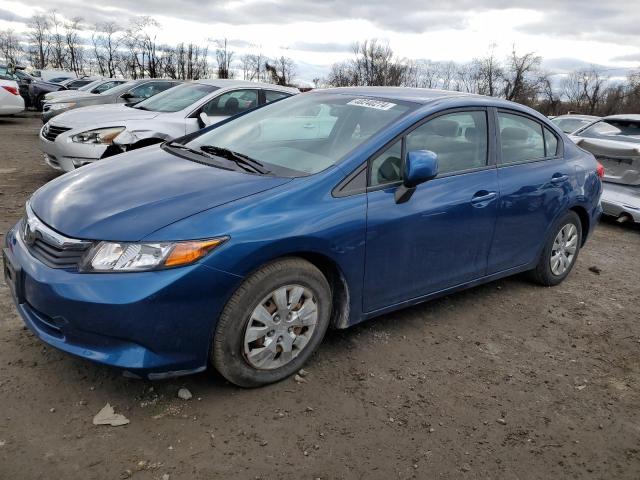 Image 1 of 2012 HONDA CIVIC LX 2012 with VIN 19XFB2F58CE320701
