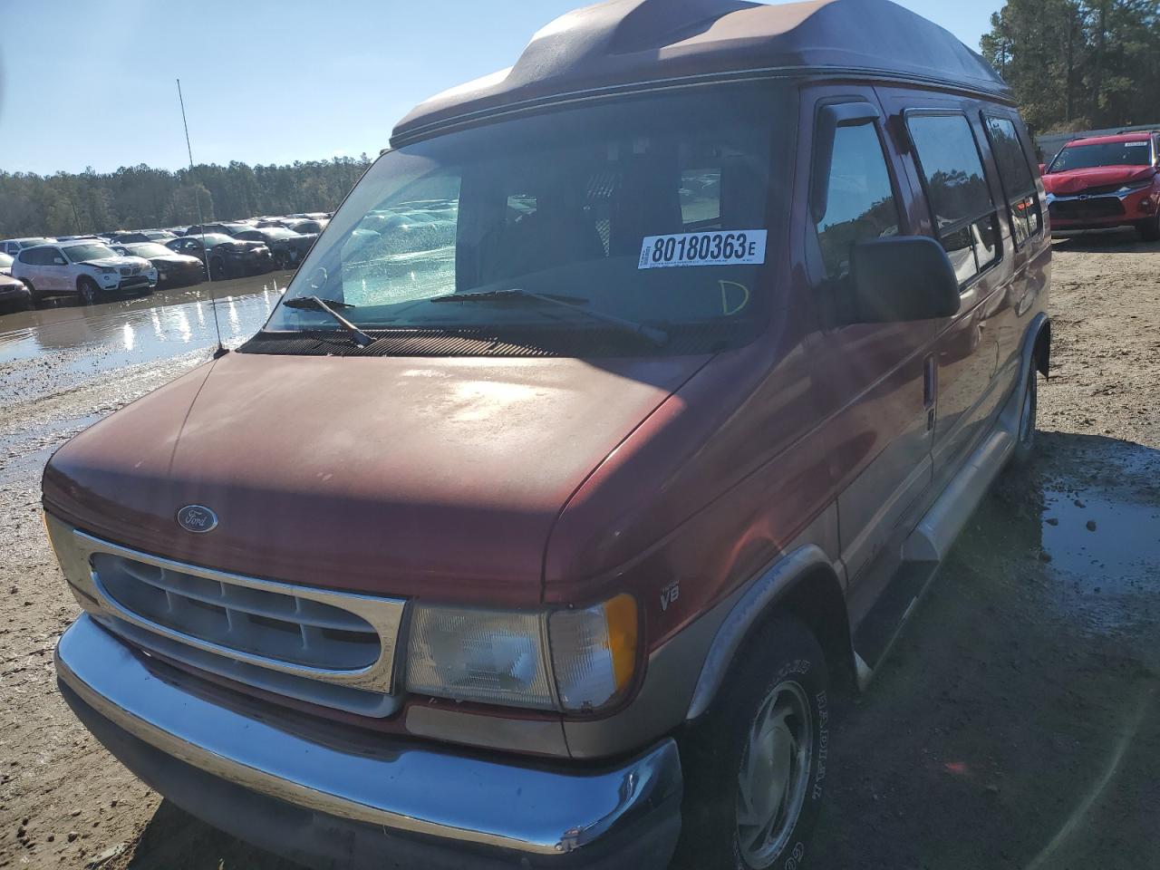 Image 1 of 1998 FORD ECONOLINE E150 VAN 1998 with VIN 1FDRE14L1WHB50157