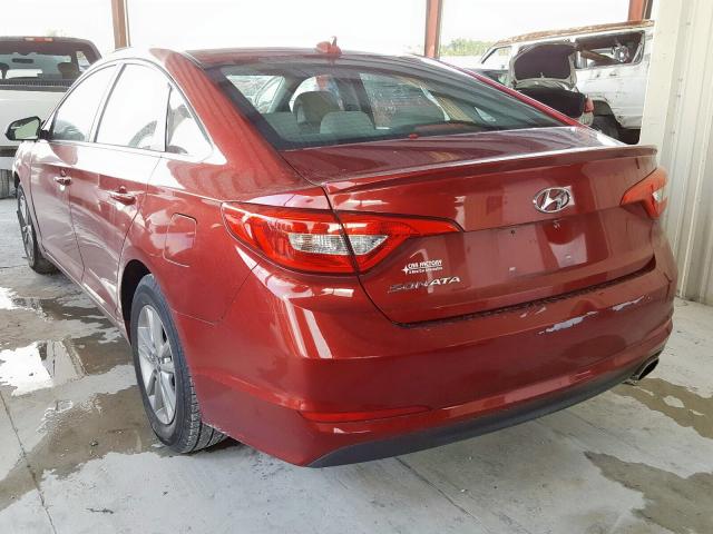 Image 3 of 2015 HYUNDAI SONATA SE 2015 with VIN 5NPE24AF0FH034283