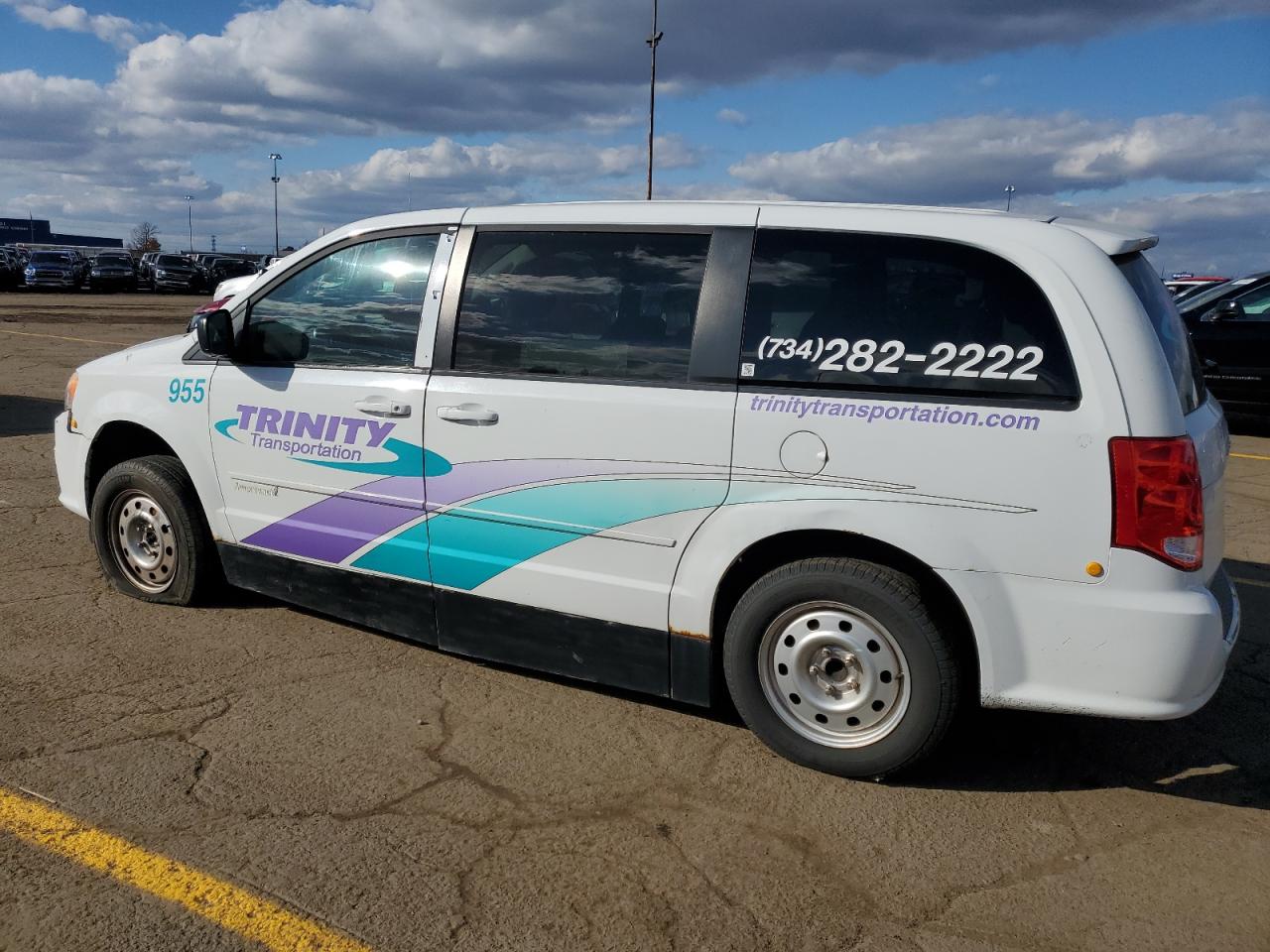 Image 2 of 2015 DODGE GRAND CARAVAN SE 2015 with VIN 2C4RDGBG2FR660389