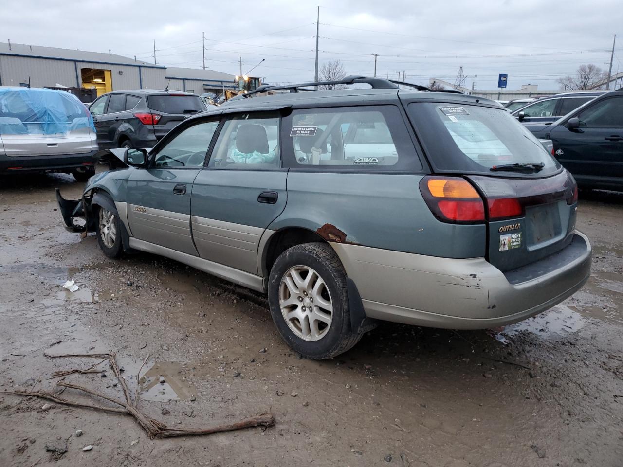 Изображение 2 2001 SUBARU LEGACY OUTBACK AWP 2001 с VIN 4S3BH675017607255