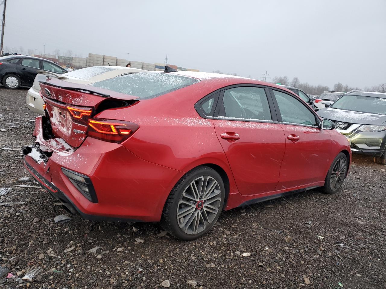 Image 3 of 2021 KIA FORTE GT 2021 with VIN 3KPF44AC8ME372018
