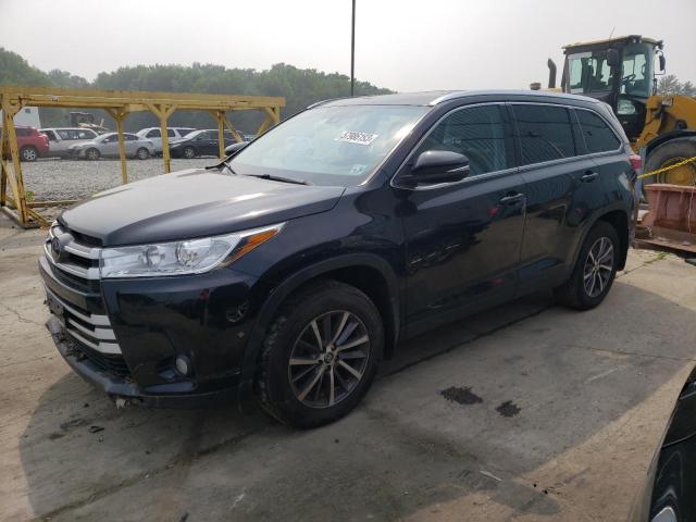 Image 1 of 2019 TOYOTA HIGHLANDER SE 2019 with VIN 5TDJZRFH0KS566428