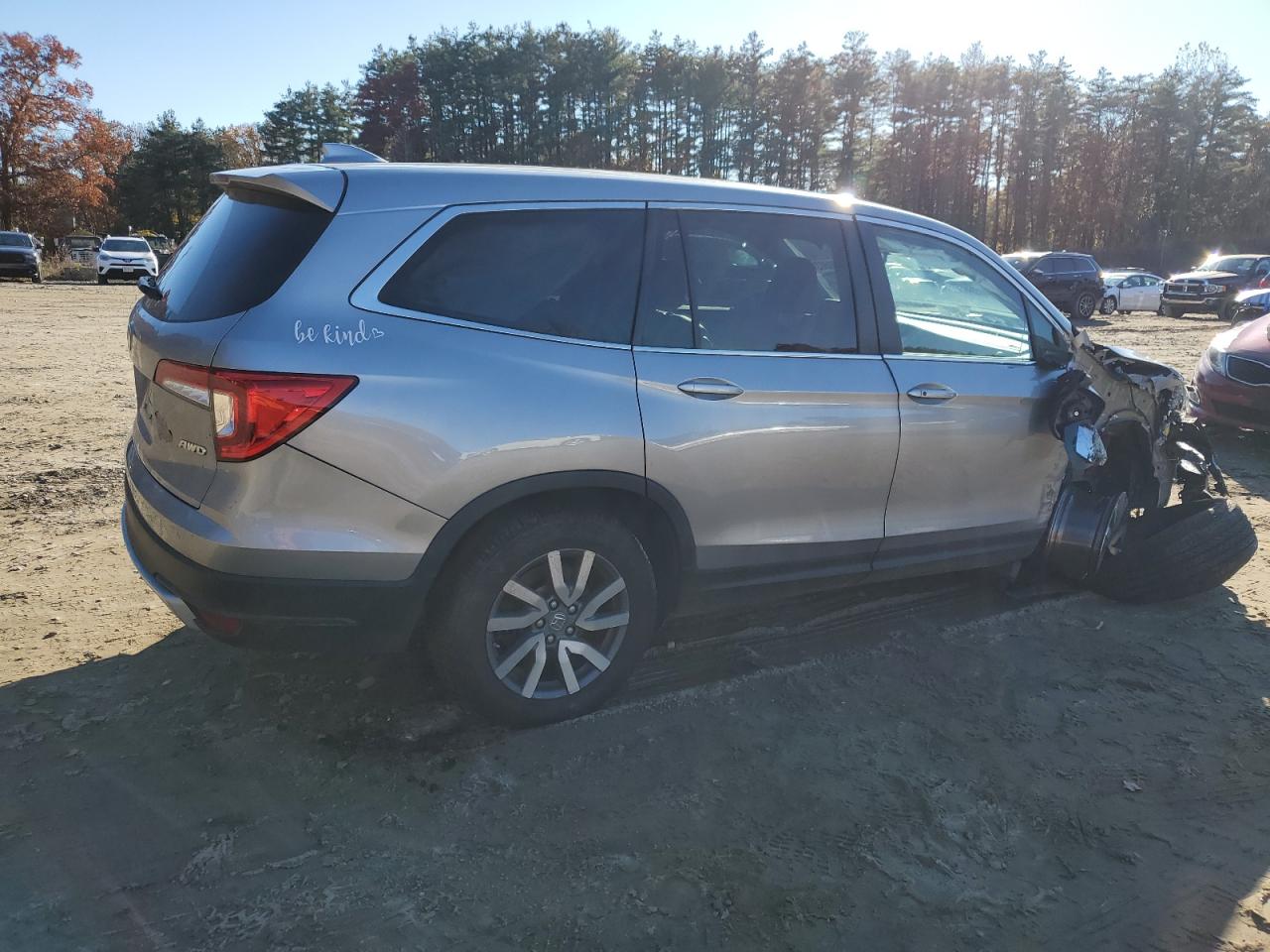 Изображение 3 2020 HONDA PILOT EXL 2020 с VIN 5FNYF6H55LB015426