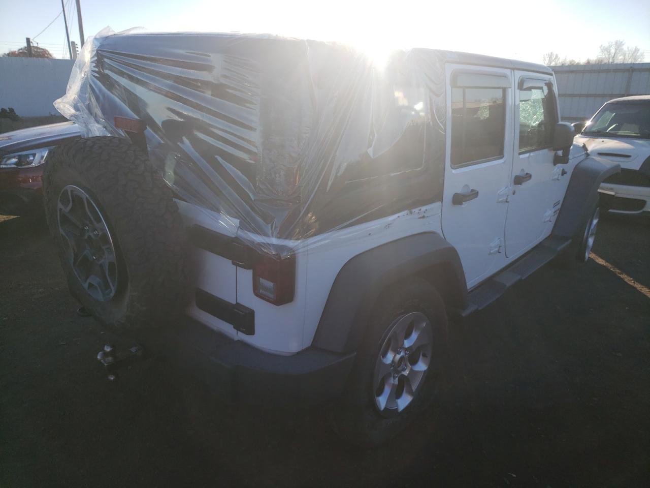 Image 3 of 2014 JEEP WRANGLER UNLIMITED SPORT 2014 with VIN 1C4HJWDG4EL136874