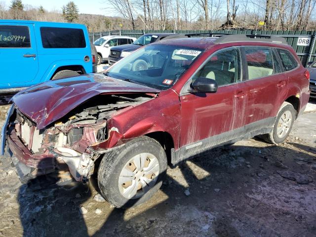 Изображение 1 2011 SUBARU OUTBACK 2.5I 2011 с VIN 4S4BRBAC7B3432343