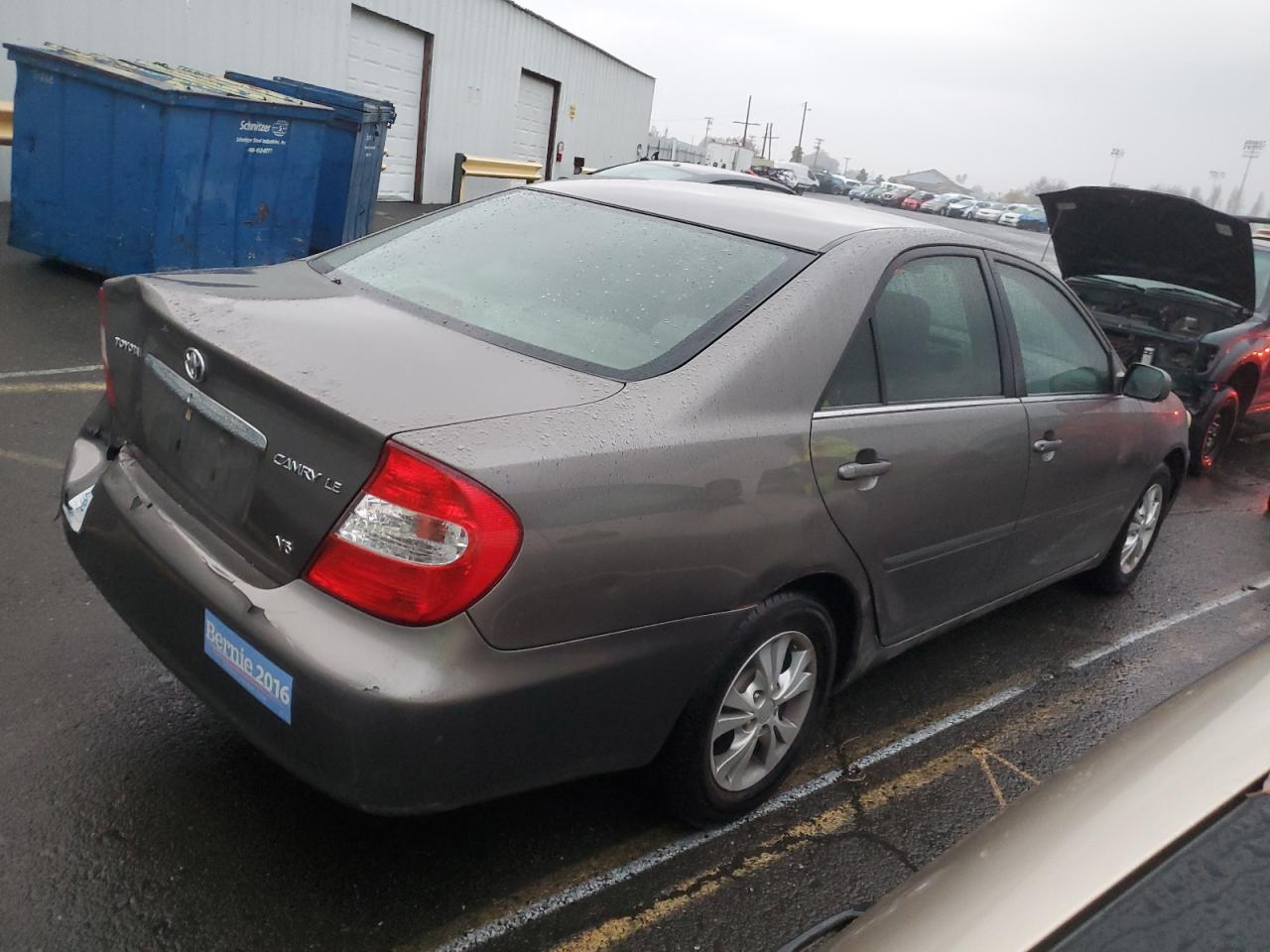 Изображение 3 2004 TOYOTA CAMRY LE 2004 с VIN 4T1BF30K54U569916