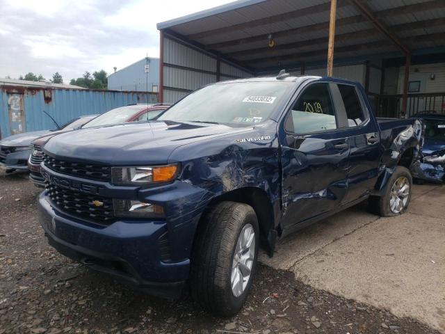 Изображение 2 2021 CHEVROLET SILVERADO K1500 CUSTOM 2021 с VIN 1GCRYBEK3MZ363853