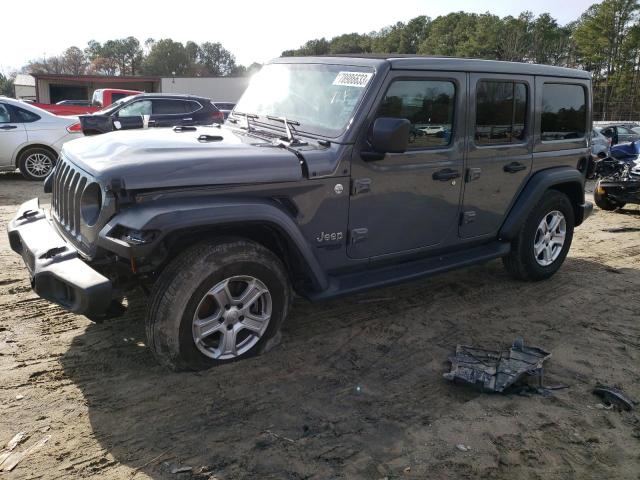Image 1 of 2020 JEEP WRANGLER UNLIMITED SPORT 2020 with VIN 1C4HJXDN3LW260120