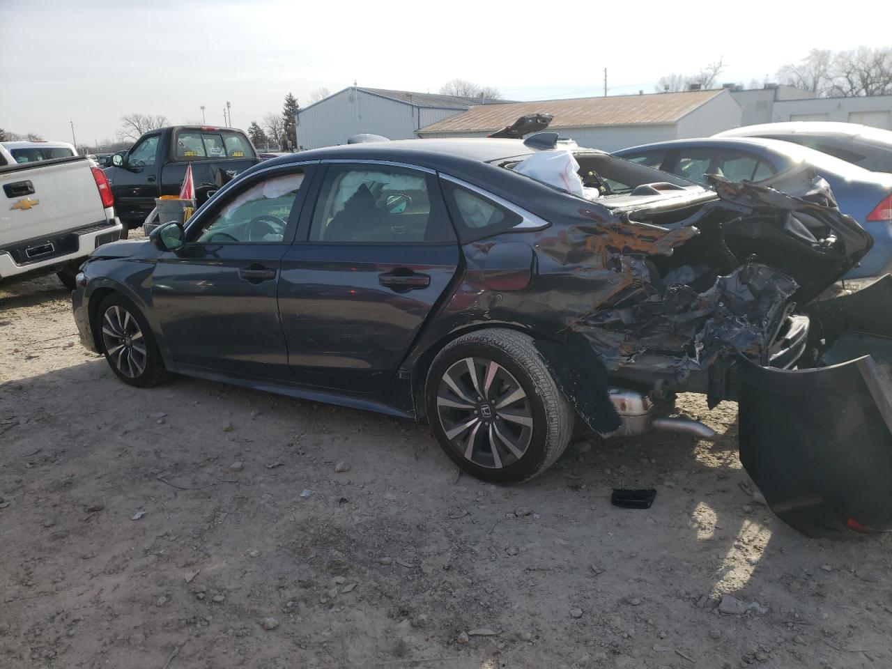 Image 2 of 2022 HONDA CIVIC EX 2022 with VIN JHMFE1F70NX007145