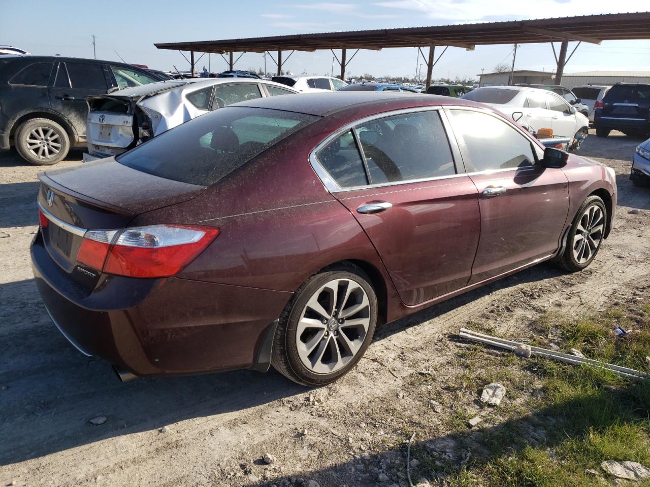Image 3 of 2014 HONDA ACCORD SPORT 2014 with VIN 1HGCR2F52EA281920
