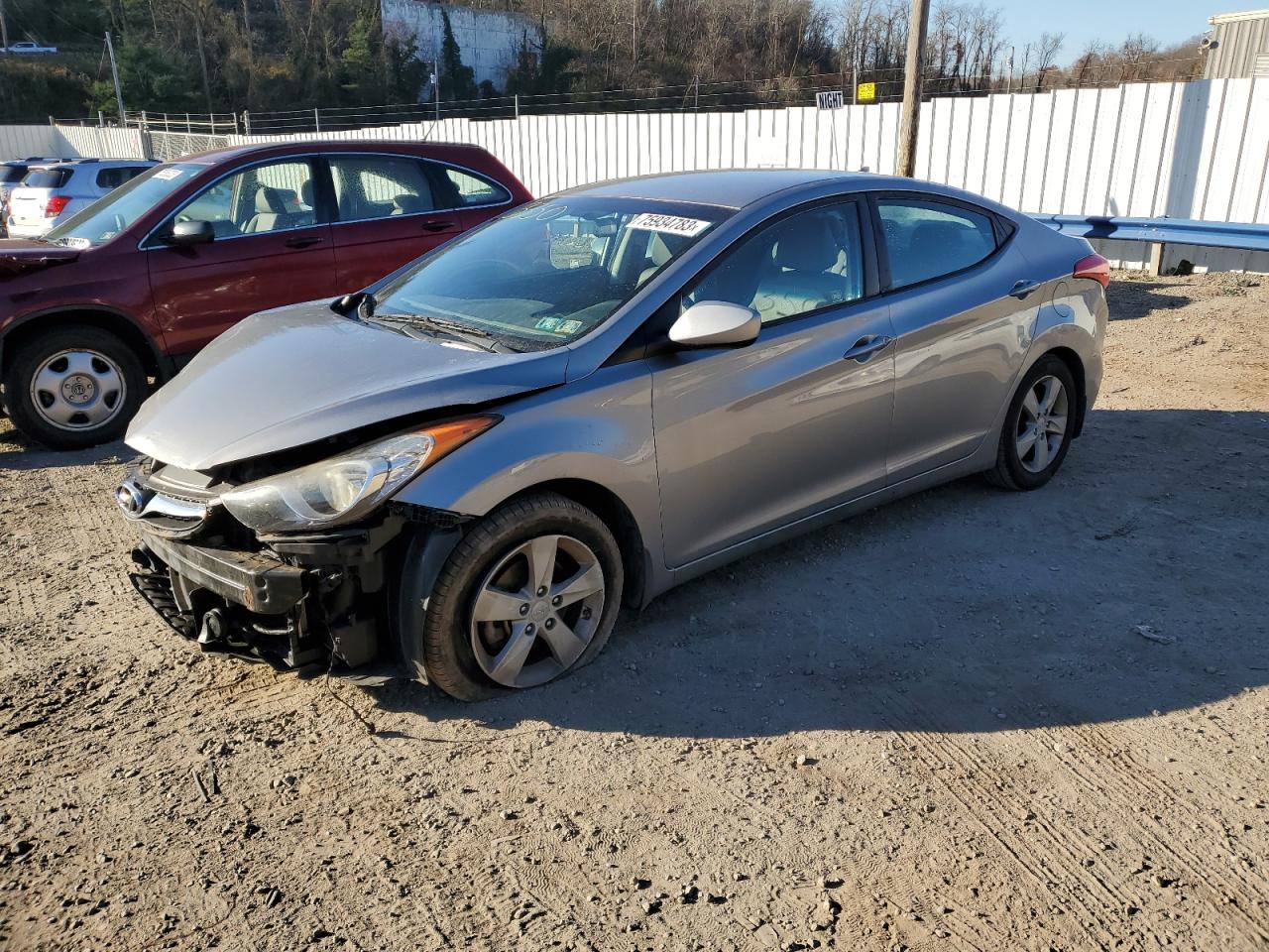 Image 1 of 2013 HYUNDAI ELANTRA GLS 2013 with VIN KMHDH4AEXDU893350
